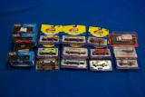 Box of assorted Fire /Rescue Vehicles w/9- by Athearn, 3-Maistos & others