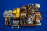 Box w/Minions Fire Alarms & Firemen, Racing Champions, FDNY, Maisto Fire/Rescue Cehicles, Helicopter