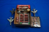 Box w/Campbells Soup Fire Engine, Am. Cruiser 4 pack, Jets, & more