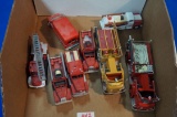 Box of 8 Corgi used Fire/Rescue Vehicles