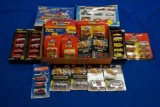 Large box of Fire/Rescue Toys w/6-Racing Champions Police units, 3-Maisto 5 packs & others