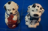 2-Firedog Cookie Jars