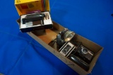 4-Vintage Cameras 1-Yoightlander Bessy AK; 1-Kodak Duplex II; 1-Sawyer Nomad 620 & 1-Kodak XL33 Movi