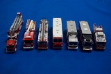 Box of 7 assorted used Code 3 Fire/Rescue units