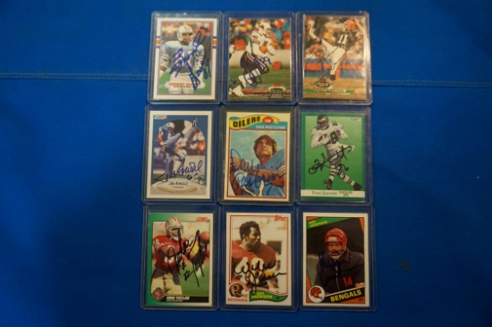 10card lot of signed cards: