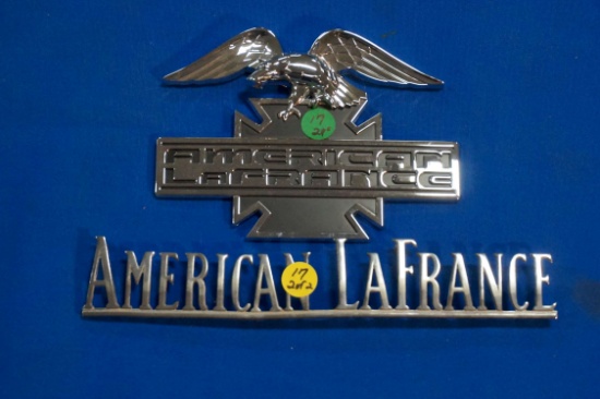 2-American LaFrance Insignias