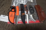 3-Knives, 1-RMEF Buck; 1-Browning Pheasants Forever & 1-United Caper