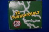 Brick of 500 remington 22LR Thunderbolt