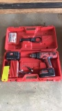 Milwaukee Cordless Drill With Case