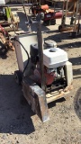 Concrete Saw With Honda Engine No Trailer