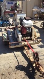 Concrete Saw With Trailer