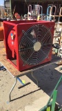 Tempest Electric Fan Red