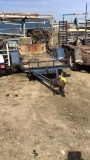 4 Ft X  10 Ft  Tilt Bed Tractor Trailer Lic# 1as5018