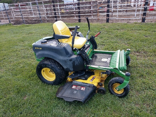 John Deere EZ Trak Zero Turn Mower Model #Z445