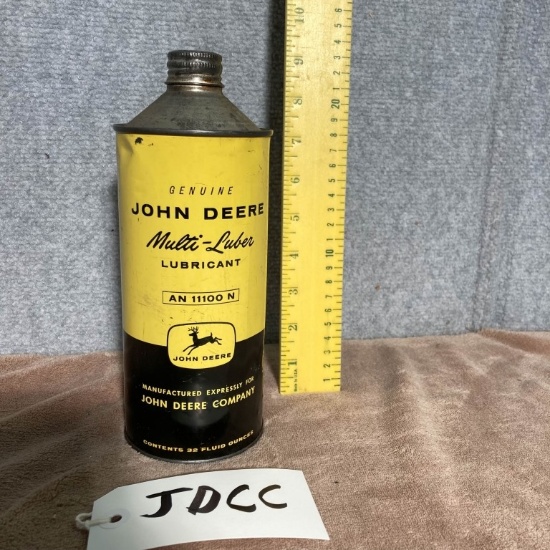 JDCC - 4-Legged John Deere Multi-Luber Metal Can
