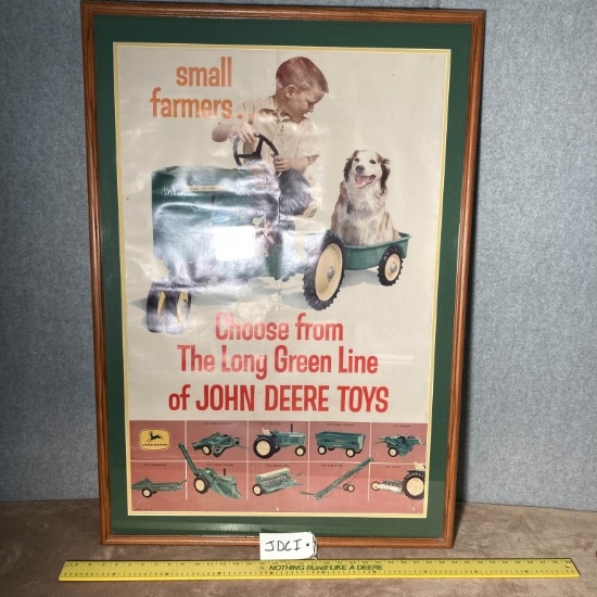 JDCI  - John Deere Toy Framed Poster