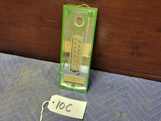 Petersen Impl. Thermometer w/ 1952 Penny