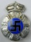 Norwegian Swastika Breast Badge, WWII