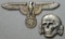 Waffen SS Officers Visor Cap Eagle and Skull, German WWII