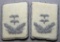 Pair of German WWII Luftwaffe Herman Goring Division Captain's Collar Tabs