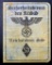 WW2 German Sicherheitsdienst des RfSS ID Booklet