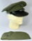 Grouping of Two U.S. Marine Corps USMC WWII Caps