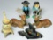 Vintage Cast Iron and Metal Figurines