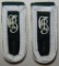 Pair of German WWII Army Gross Deutschland GD NCO Infantry Shoulder Boards