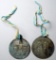 Two High Relief German City Medals, Munchen and Bayern