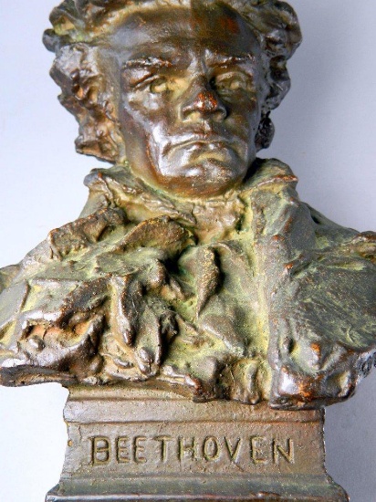 Bust of Ludwig van Beethoven Signed George Julian Zolnay