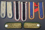 Grouping of Four (4) Pairs of Military Shoulder Boards