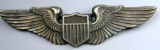 USAAF WWII Army Air Force Pilot Wing Australian Made Sterling Silver