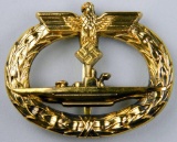 Naval Kriegsmarine U-Boat Submarine Badge, German WWII