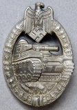 Army Silver Tank Assault Badge, German WWII