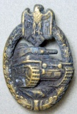 Army Bronze Tank Assault Badge, German WWII