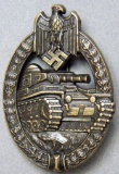 Army Bronze Tank Assault Badge, German WWII