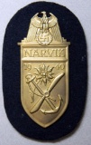 Naval 1940 NARVIK Sleeve Shield