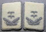 Pair of German WWII Luftwaffe Herman Goring Division Captain's Collar Tabs