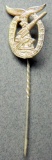 Luftwaffe Flak Artillery Badge Stick Pin, German WWII