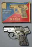 Hubley Dick Repeating Cap Pistol Toy in Original Box