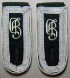 Pair of German WWII Army Gross Deutschland GD NCO Infantry Shoulder Boards