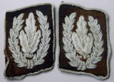 German SS Oak Leaves Collar Tabs