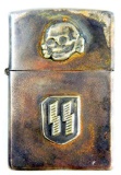 German Cigarette Lighter with SS and Totenkopf
