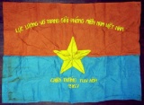 Vietnam Era Viet Cong 1967 Regimental Flag