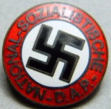 NSDAP Political Enameled Party Badge, German WWII