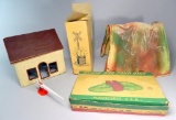 Toy Train Building and Display Pieces Including Plasticville