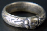 German WWII Men's Skull Ring