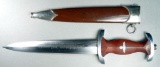 German SA Dagger by RZM with Scabbard