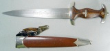 Robert Klass Solingen SA Dagger, Scabbard and Leather Hanger