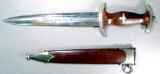 German SA Dagger and Scabbard, RZM